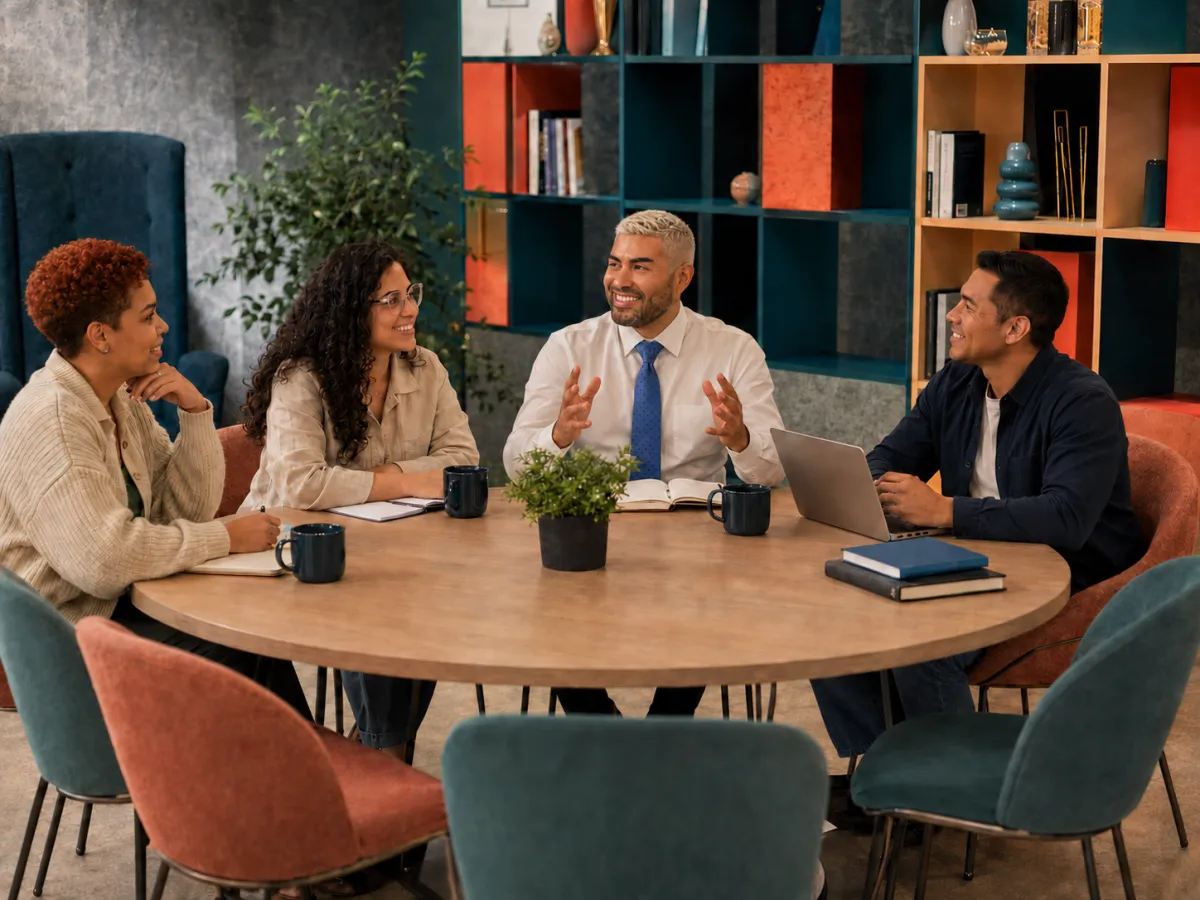 El Profe Isra y sus alumnos en la escuela de emprendimieto para Solopreneurs