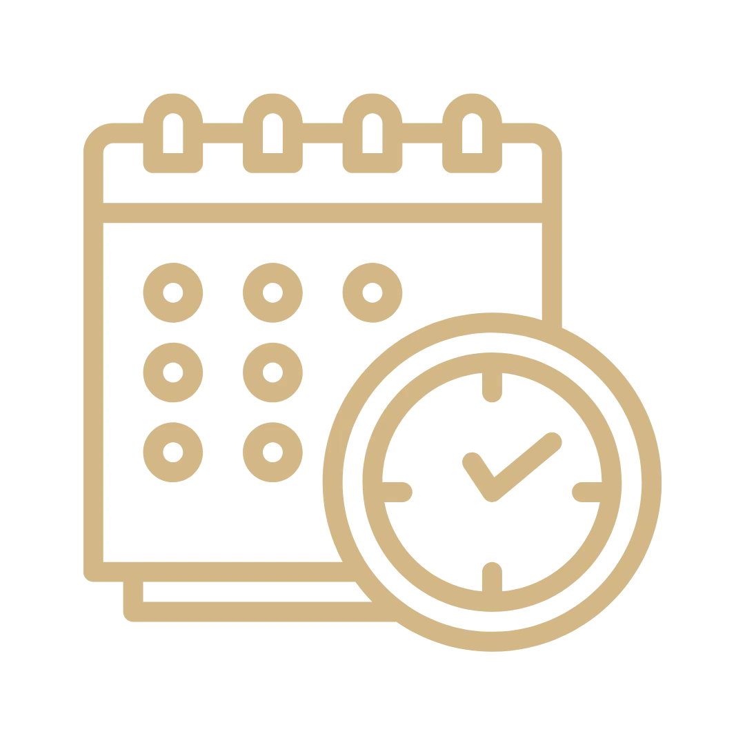 Icon representing flexible wealth strategies without deadlines