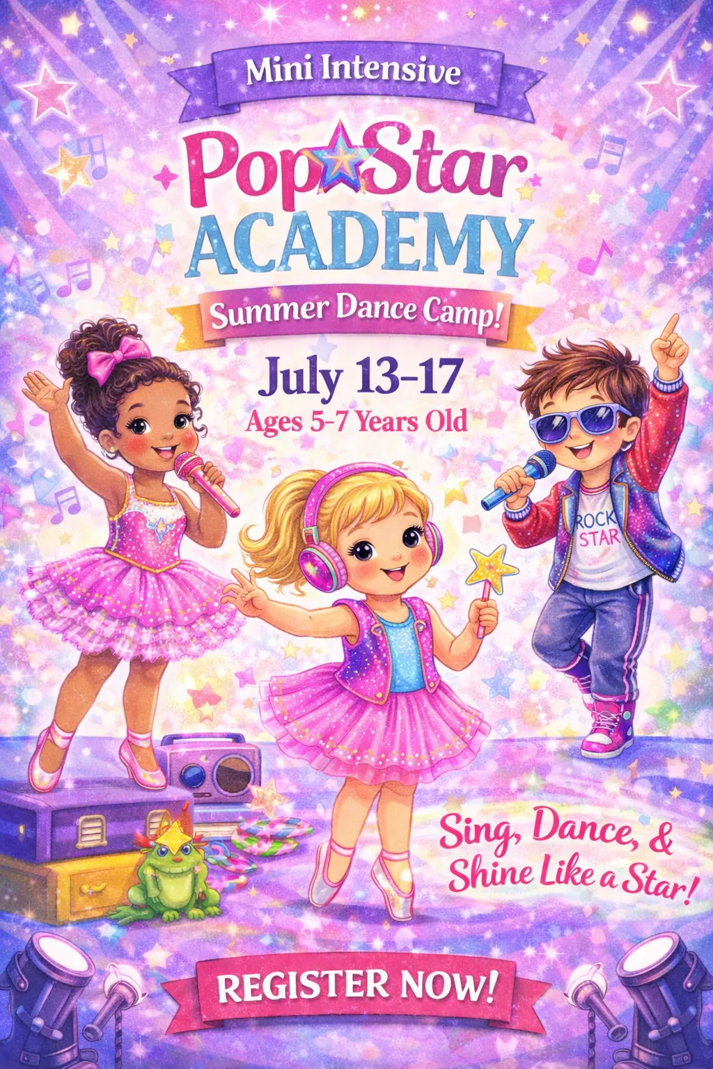 Summer Dance Camp 5-7 year old