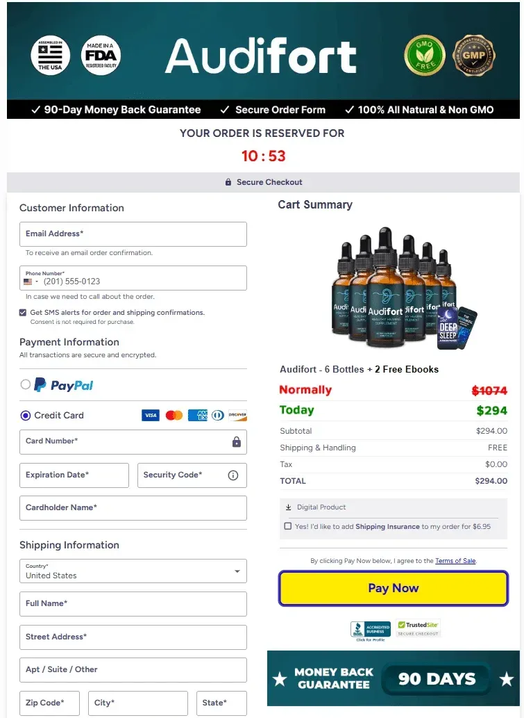 Audfort_checkout