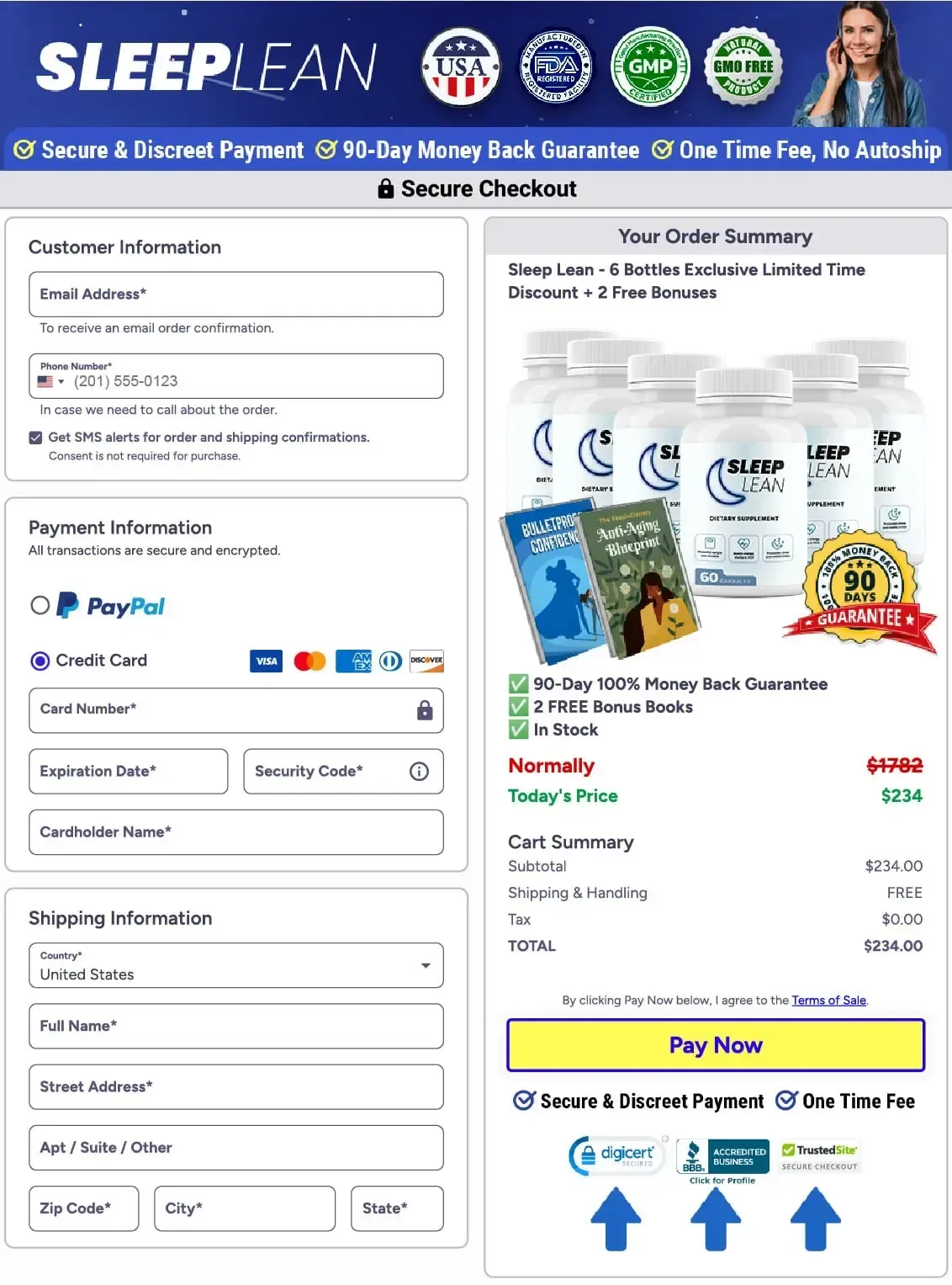sleeplean_checkout
