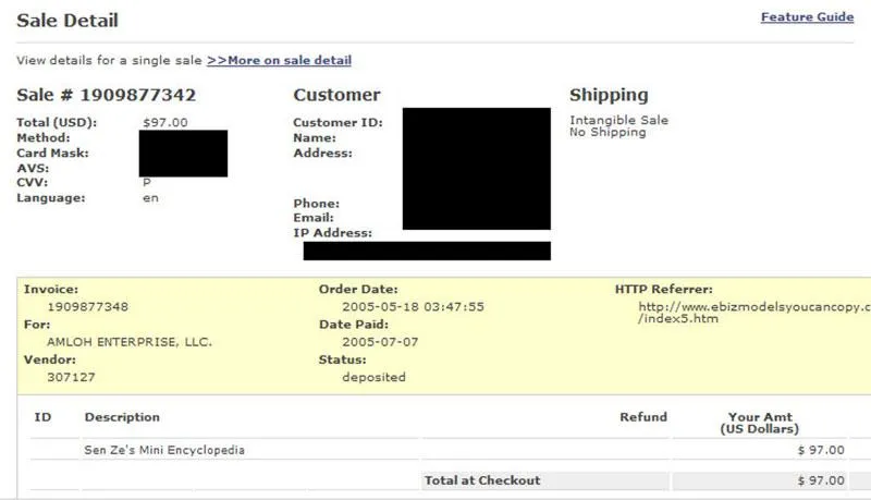 First $97 Sale
