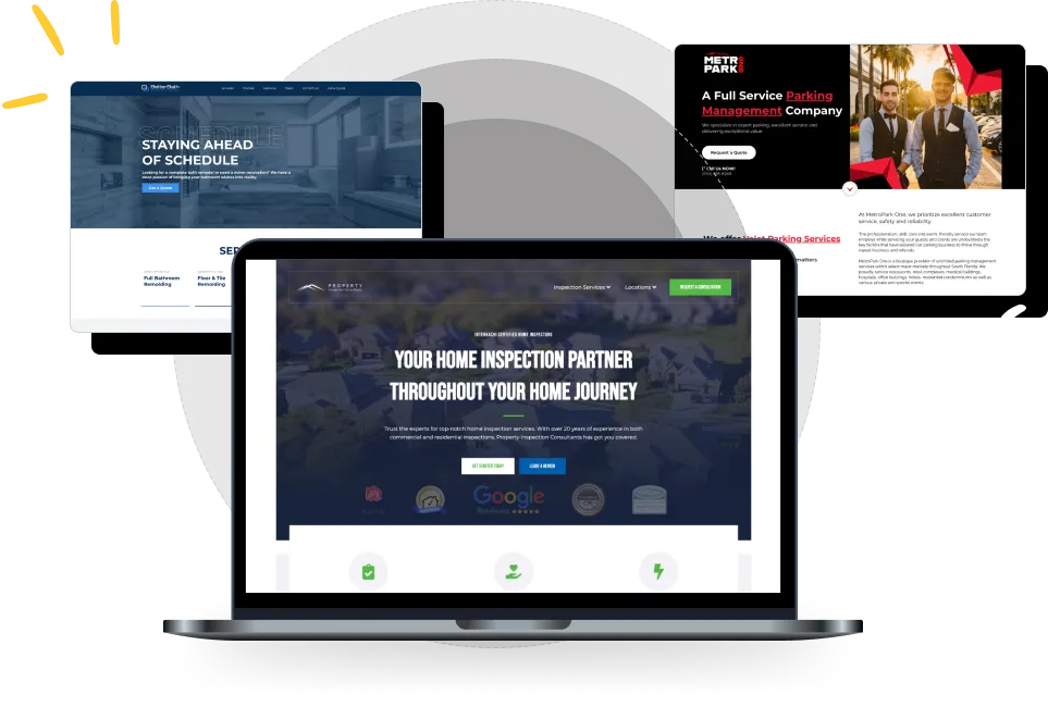 Unique website design for your local business