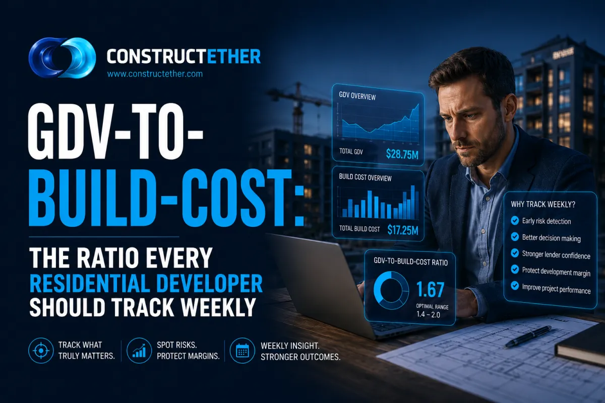 GDV to Build Cost: The Weekly Developer Ratio