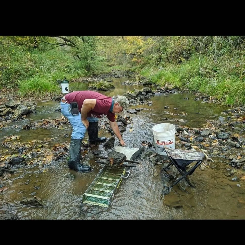 james prospecting in Wisconsin with his son jeremy pagel or gold in your state tiktok content and to find gold