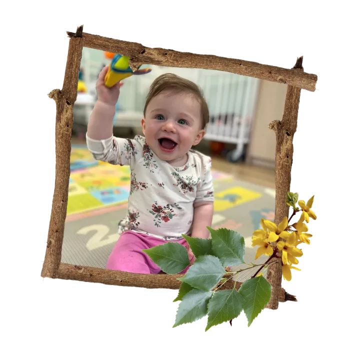 laughing toddler