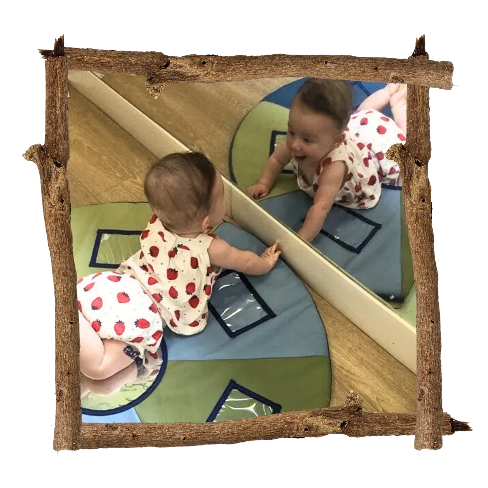 baby in childcare setting