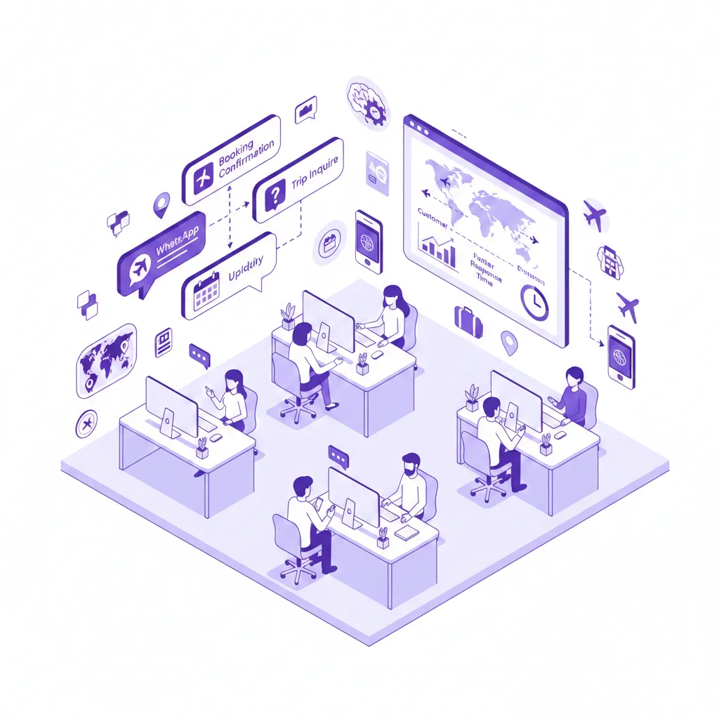 أتمتة واتساب للأعمال: كيف تعزز الشركات السياحية تجربة العملاء وتزيد الحجوزات