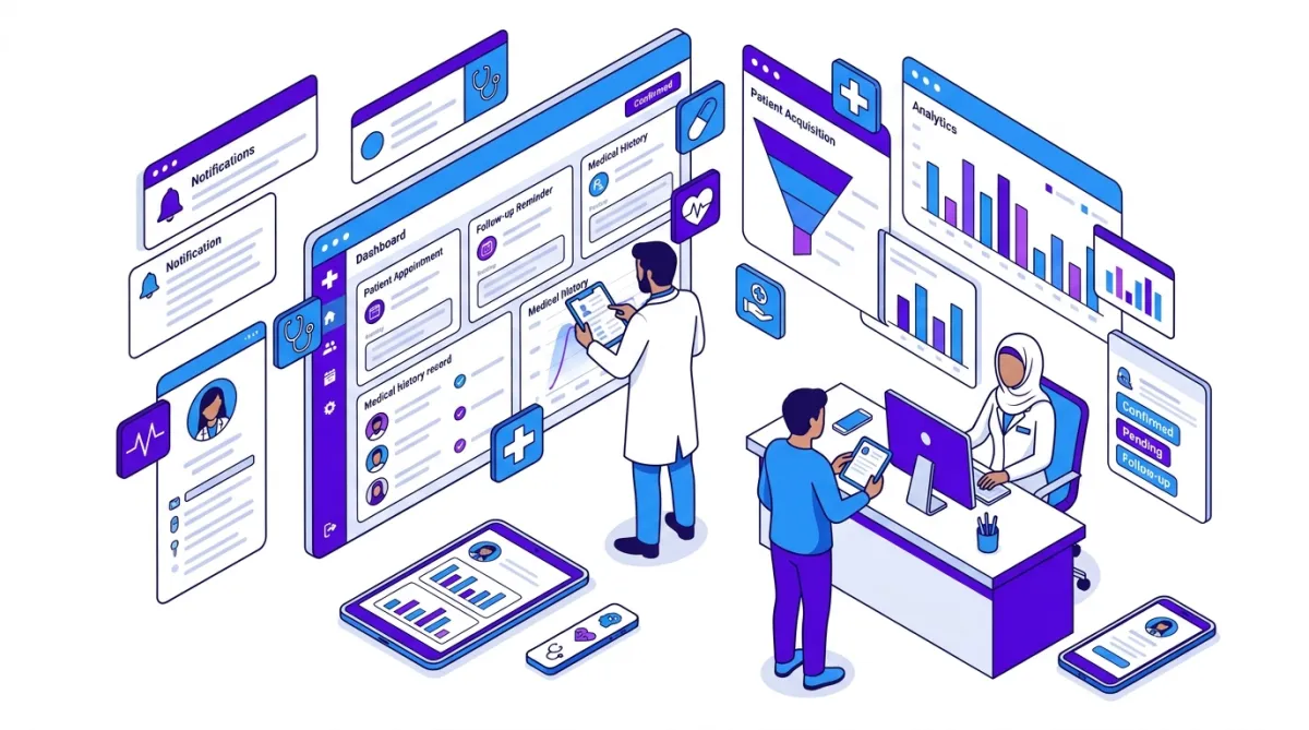كيف يساعد CRM المراكز الطبية على تنظيم المواعيد ومتابعة المرضى