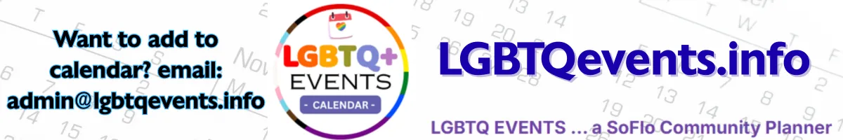LGBTQ+ Commnity Calendar