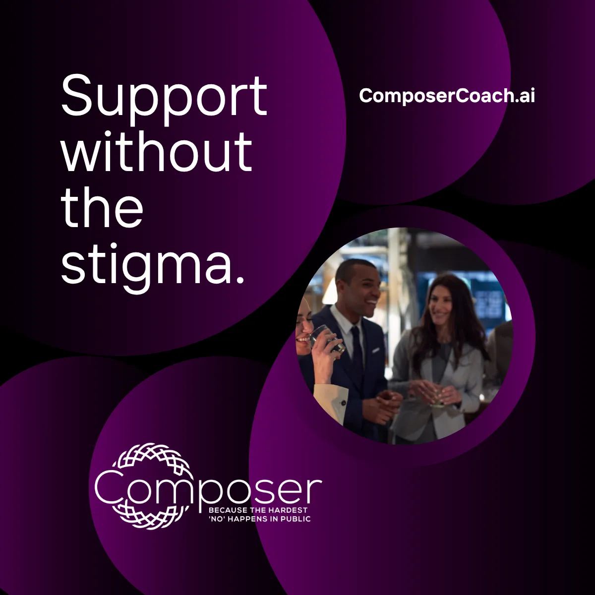 support without the stigma - composer coach app