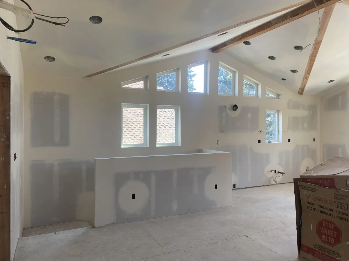 Expert drywall installation