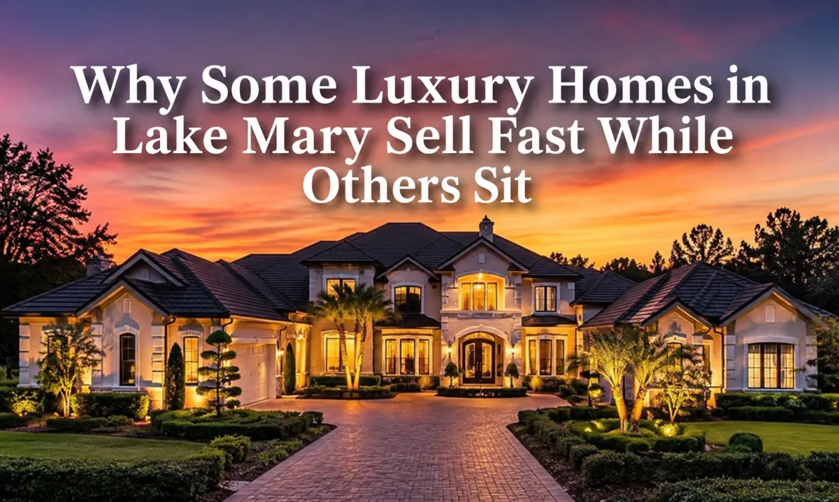 Selling a Luxury Home in Lake Mary FL | Luxury Seller Guide
