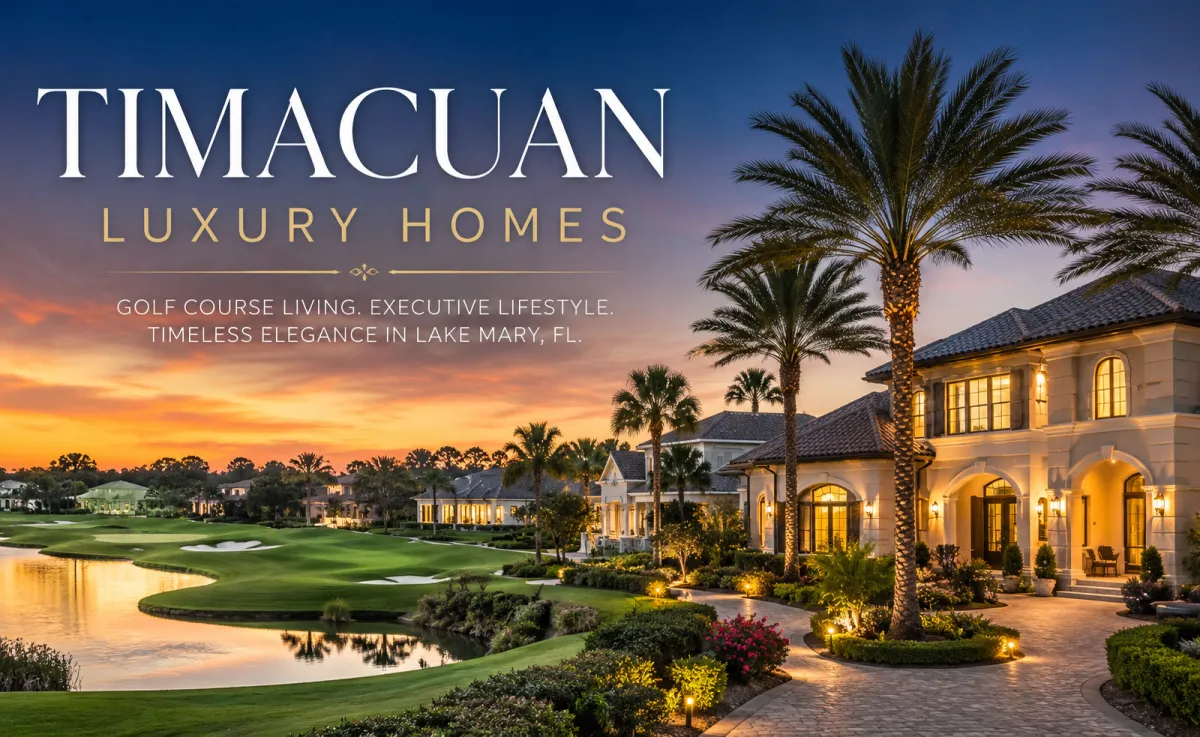 Why Timacuan Luxury Homes Attract Executive Buyers in Lake Mary FL