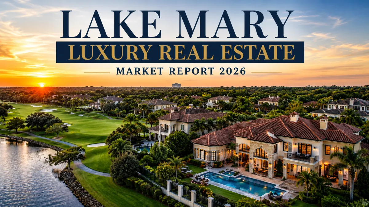 Lake Mary Luxury Real Estate Market Report 2026