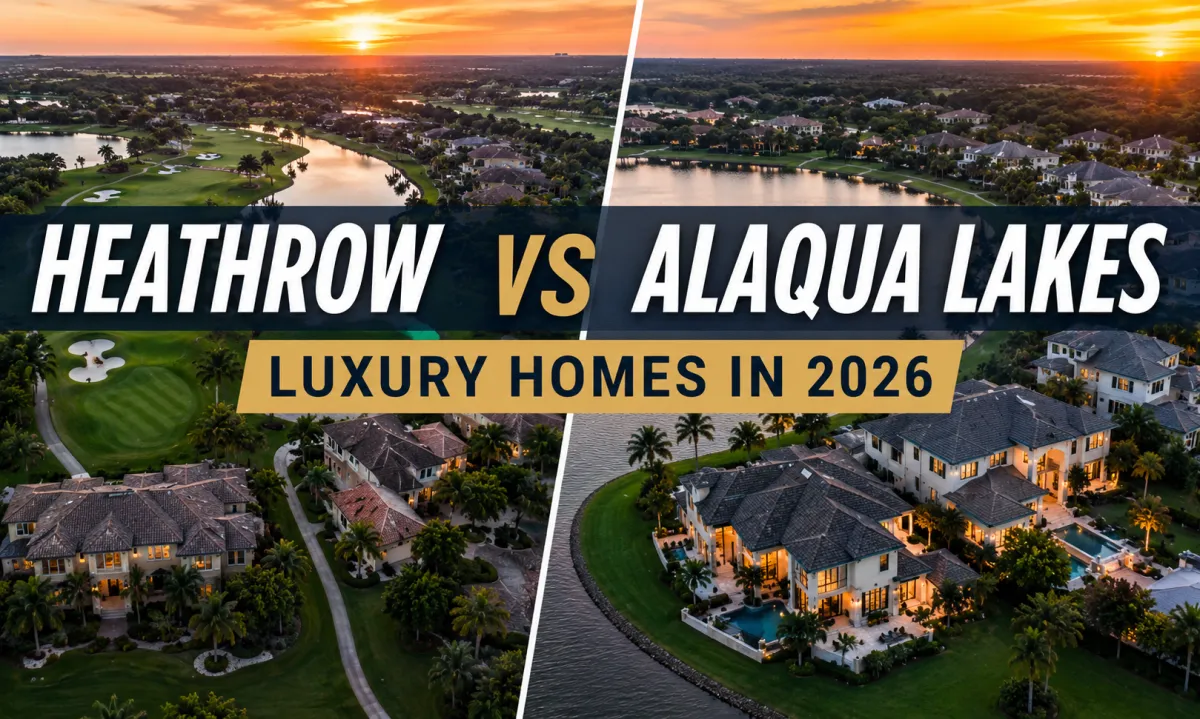 Lake Mary Luxury Homes: Heathrow vs Alaqua Lakes 2026