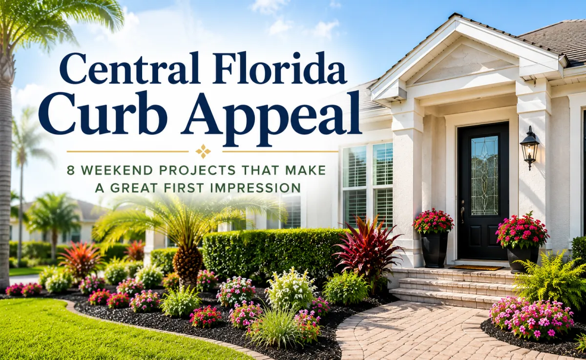 Central Florida Curb Appeal: 8 Weekend Projects Before Selling