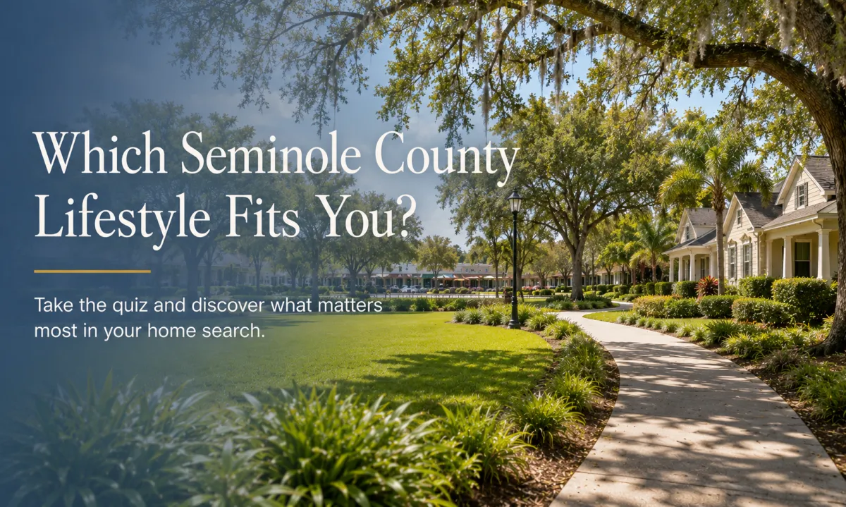 Which Seminole County Lifestyle Fits You home search quiz