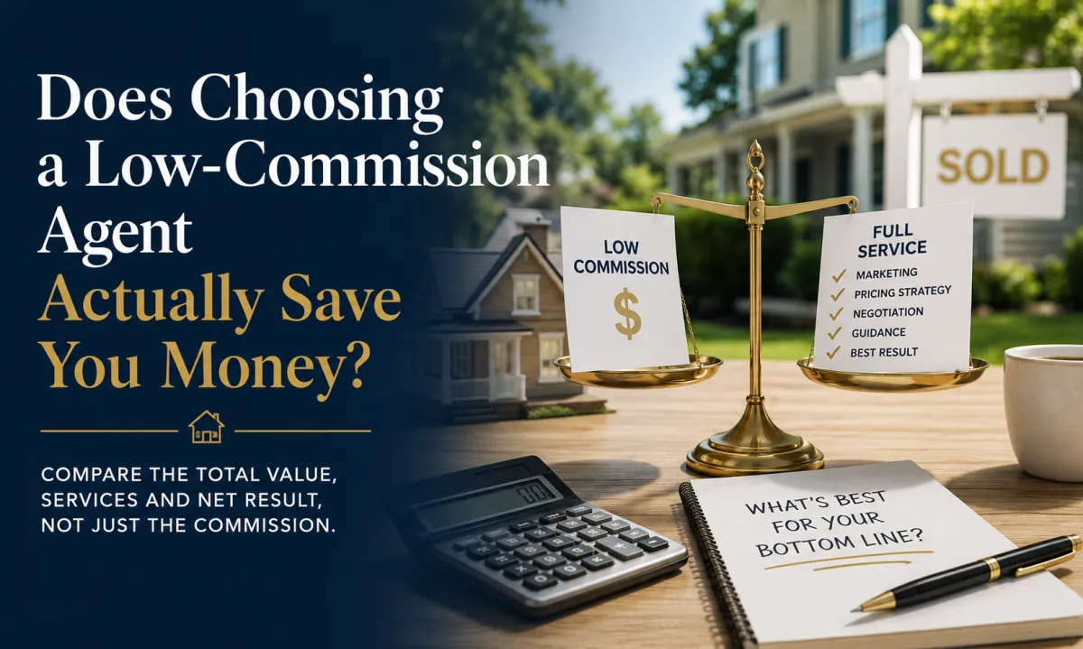 Low-commission versus full-service real estate agent comparison for Florida home sellers.