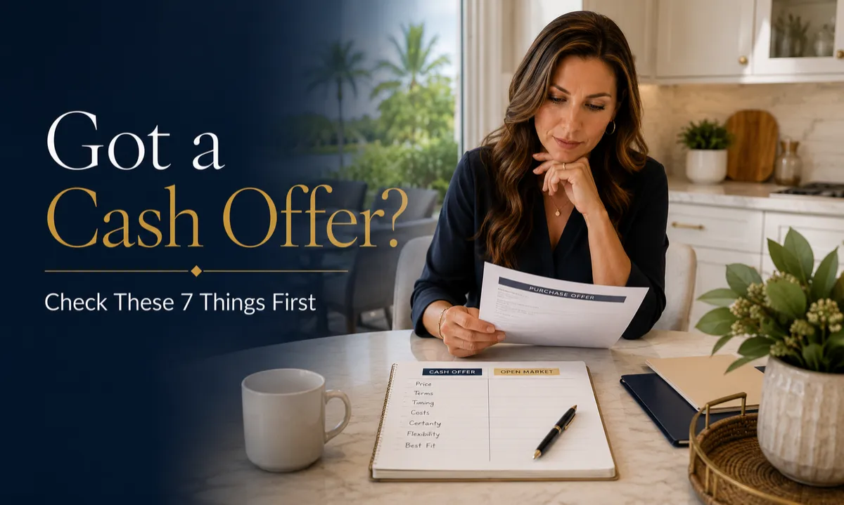 Cash Offer on Your Florida Home? Check These 7 Things