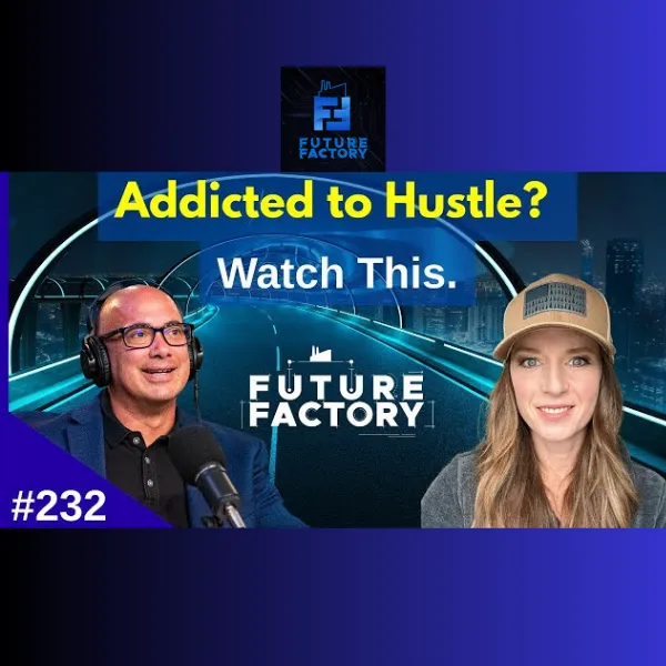 Podcast episode graphic featuring Liz Chism and host Logan Shinholser. The text on the image reads “Get Your Time Back” and “Episode #444.” Both are speaking into microphones against a dark background with an orange border.