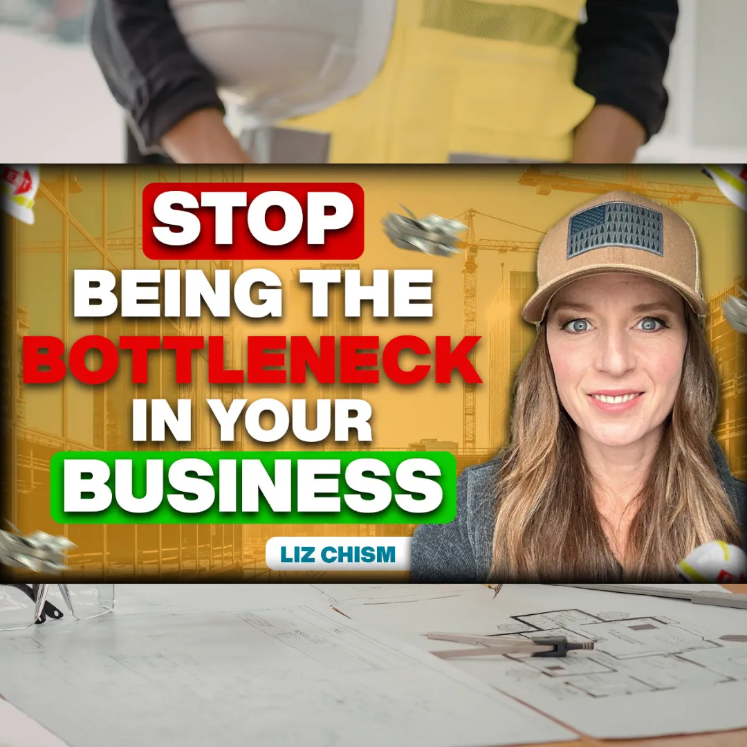 Podcast episode graphic featuring Liz Chism and host Logan Shinholser. The text on the image reads “Get Your Time Back” and “Episode #444.” Both are speaking into microphones against a dark background with an orange border.