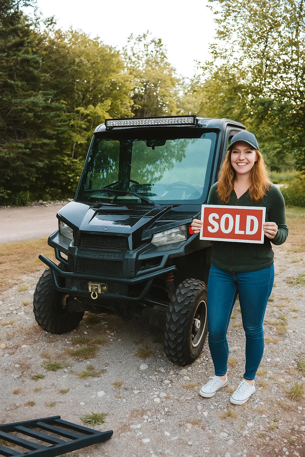 a red car parked on the side of the road