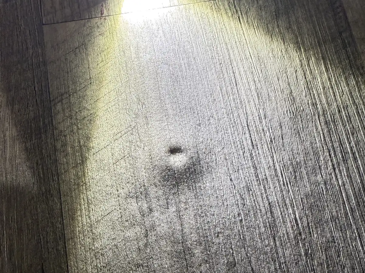 MTIS Sample Inspection Dent In Flooring