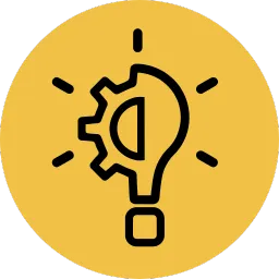 Lightbulb icon illustrating bespoke digital strategies for business growth.