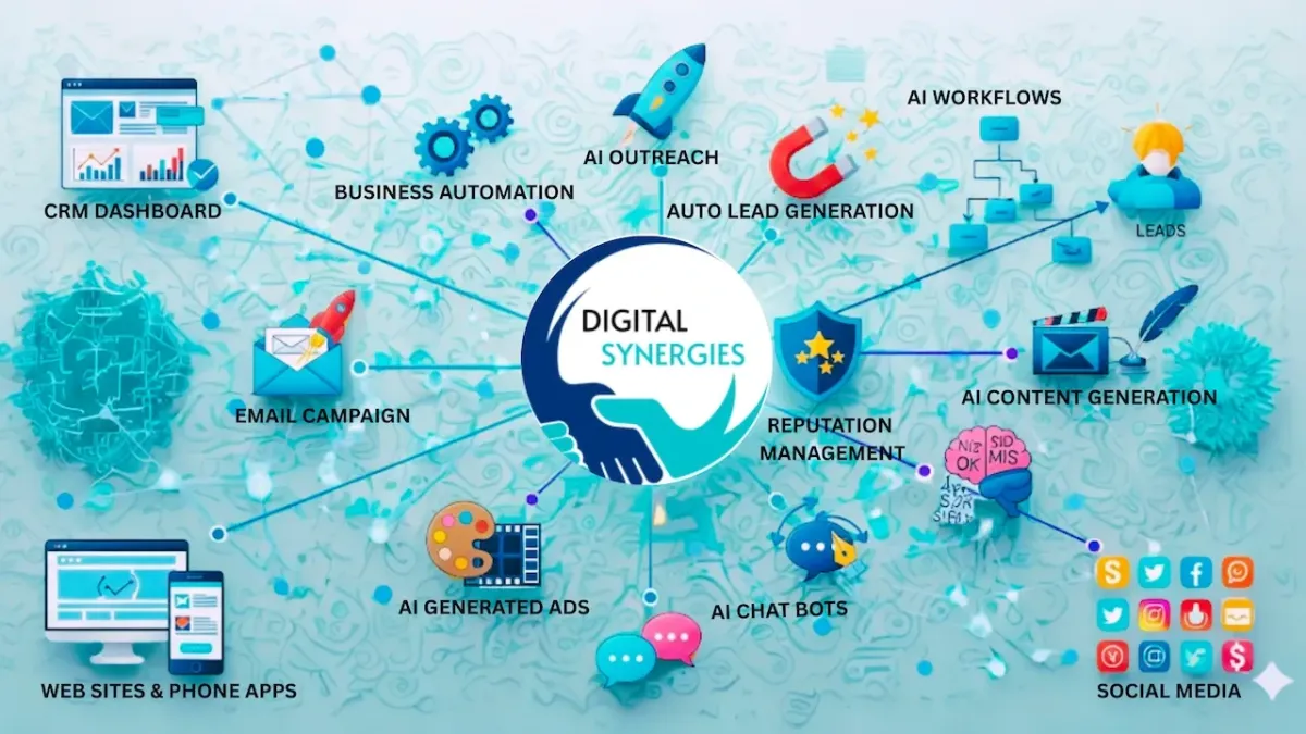 Display of full service offerings of Digital Synergies