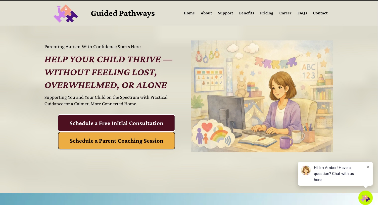 AI generated lading page example