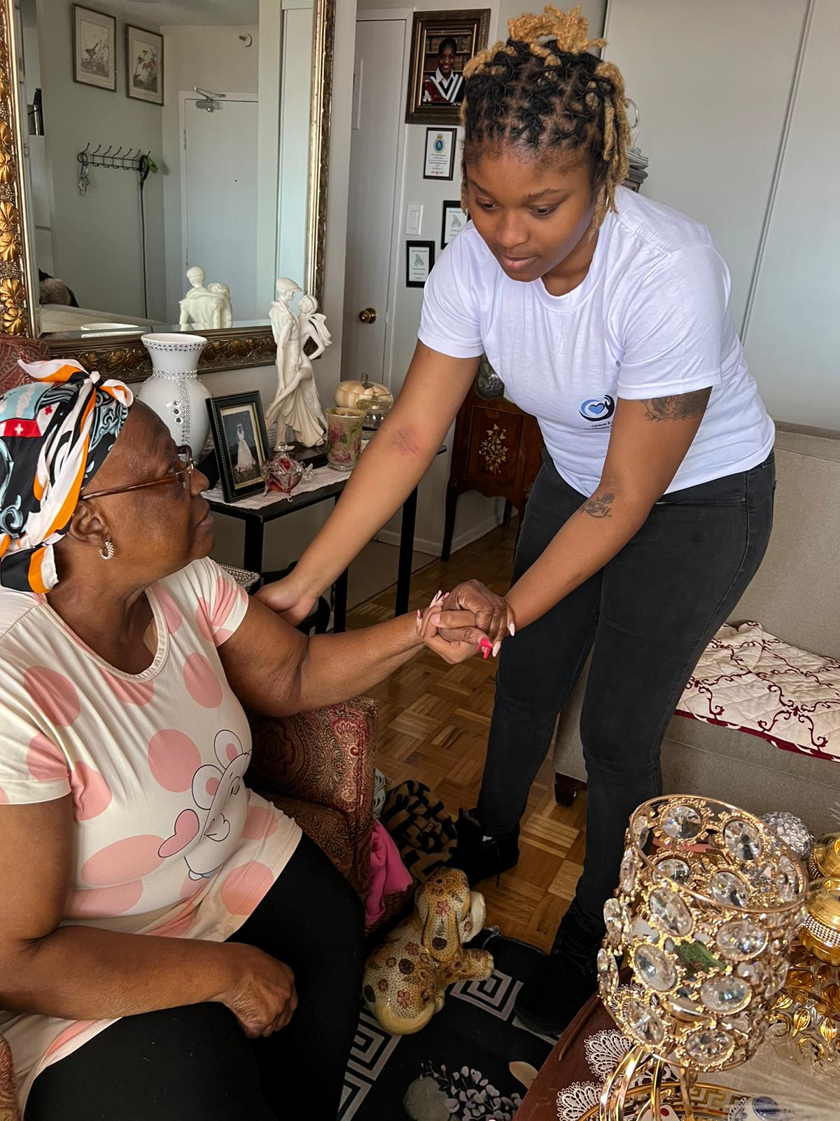 Residents enjoying a group activity, symbolizing community and engagement.