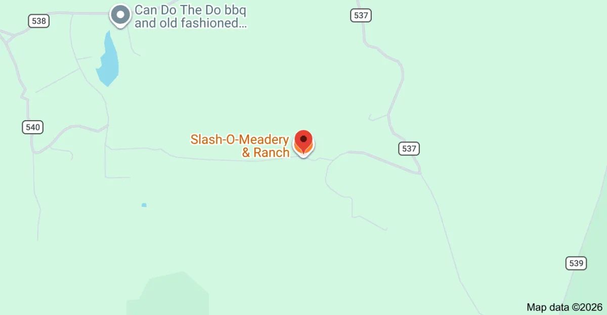 Slash-O-Meadery Google Map location in Nacogdoches, TX