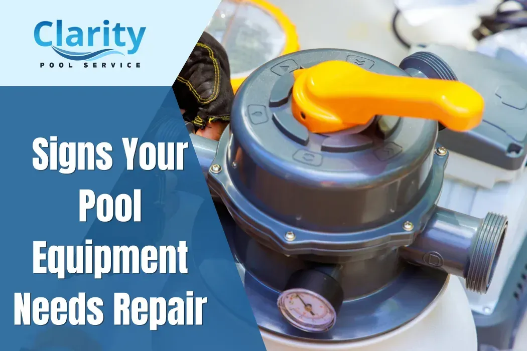 Pool Equipment Needs Repair
