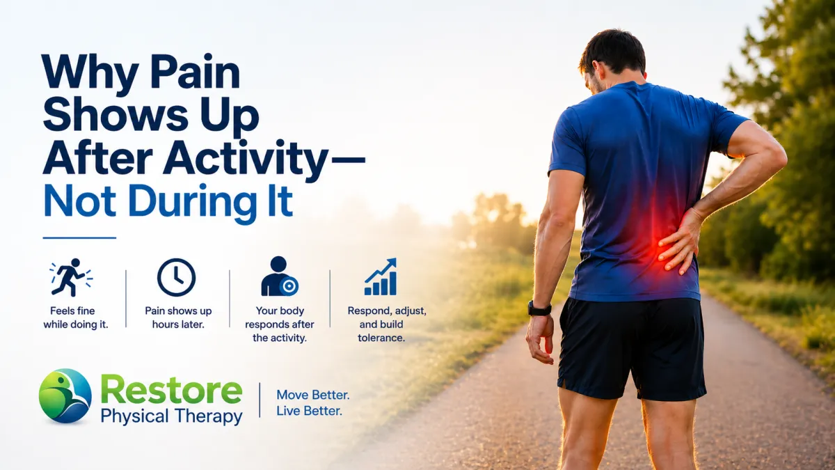Why Pain Shows Up After Activity | Rochester Hills Physical Therapy