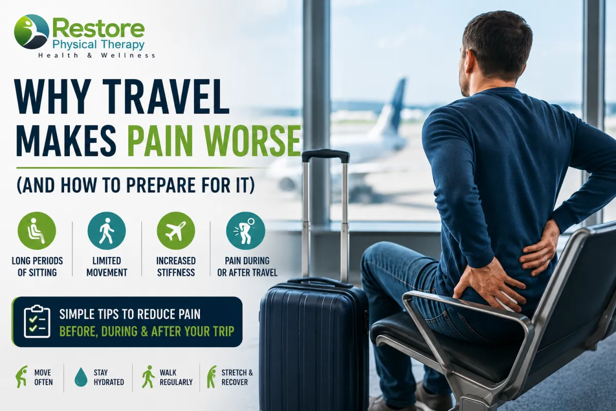 Why Travel Makes Pain Worse (And How to Prepare for It)