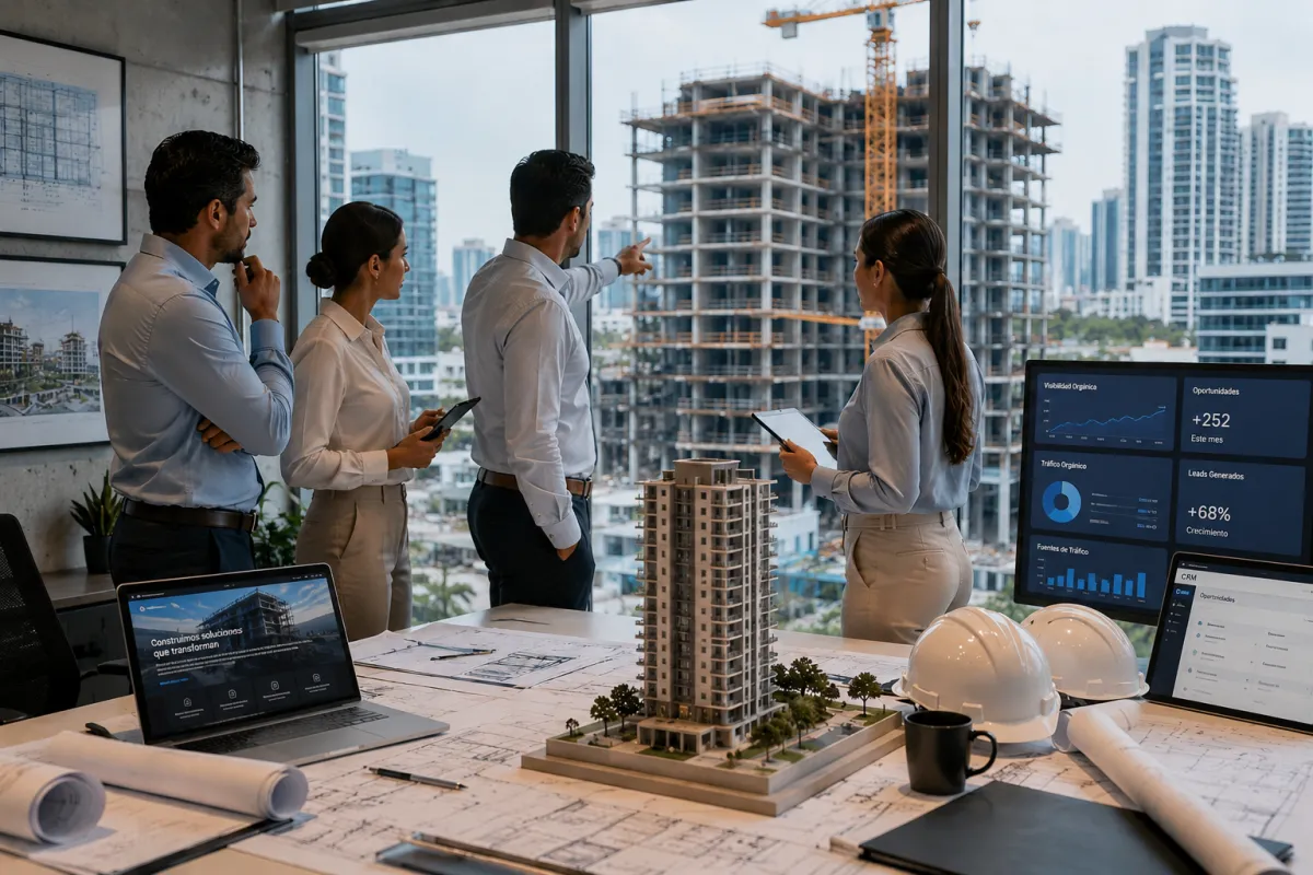 ¿Por Qué Algunas Constructoras en Panamá Proyectan Más Capacidad y Crecimiento que Otras? La Nueva Ventaja Competitiva Está en la Presencia Digital