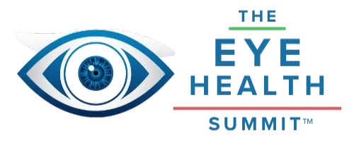 The Eye Health Summit™ with graphic of a blue eye