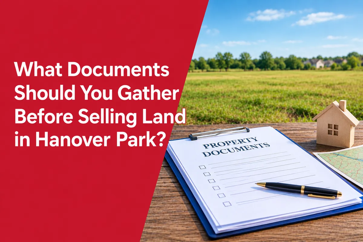 Documents to prepare before selling vacant land in Hanover Park Illinois