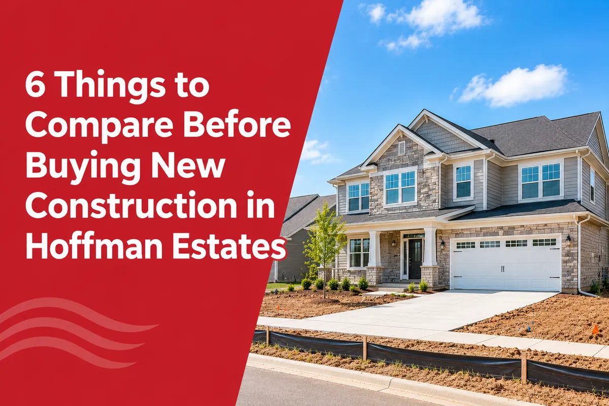 New construction homes in Hoffman Estates IL for buyers comparing property features and builders