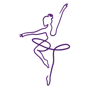 Icon of girl doing ballet for pet ballet