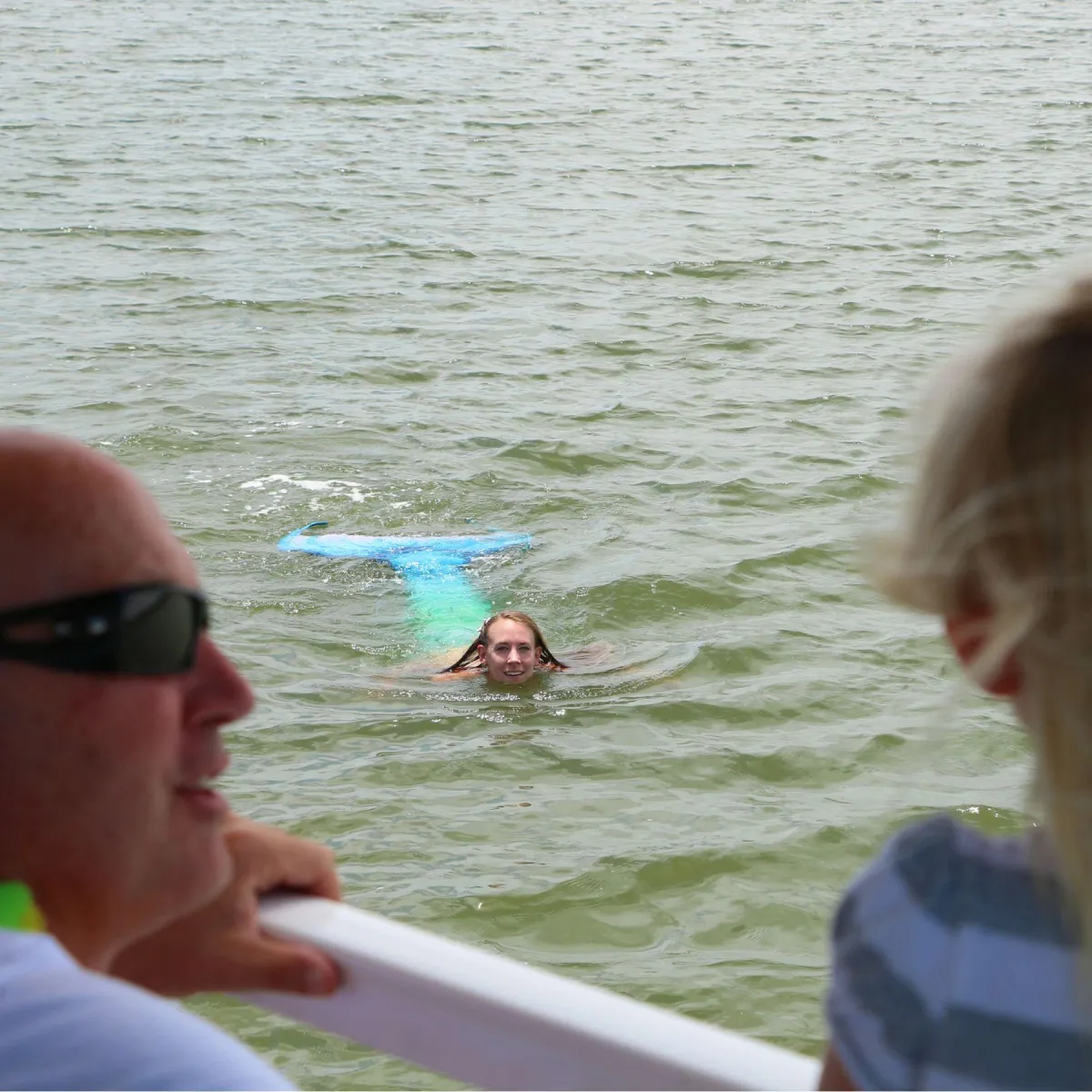 mermaid swimming 