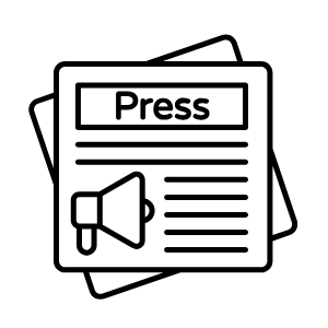 press and media icon