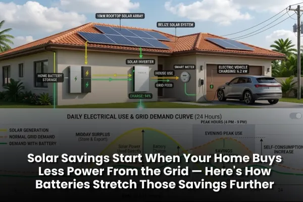 Solar Savings Start When Your Home Buys Less Power From the Grid — Here's How Batteries Stretch Those Savings Further