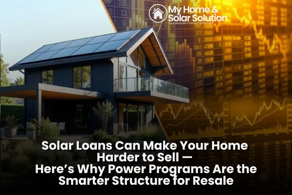 Southern California home with rooftop solar panels and battery storage representing rising property value as AI drives energy costs higher for nearby grid-dependent homes.