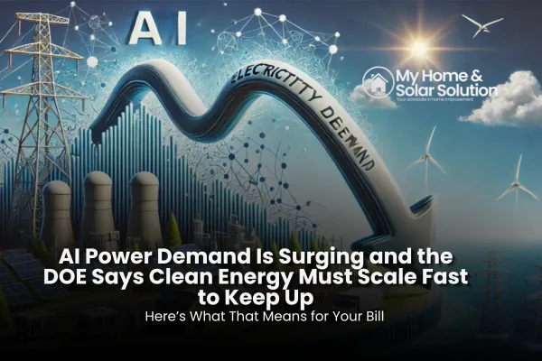 AI Power Demand Is Surging and the DOE Says Clean Energy Must Scale Fast to Keep Up — Here’s What That Means for Your Bill