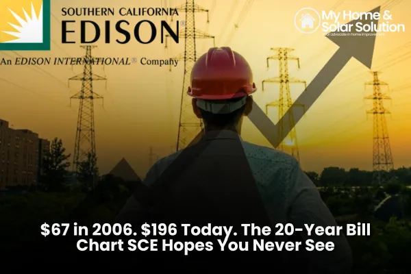 $67 in 2006. $196 Today. The 20-Year Bill Chart SCE Hopes You Never See
