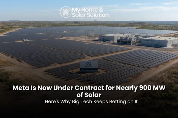 Meta Is Now Under Contract for Nearly 900 MW of Solar. Here's Why Big Tech Keeps Betting on It