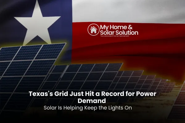 Texas's Grid Just Hit a Record for Power Demand — Solar Is Helping Keep the Lights On
