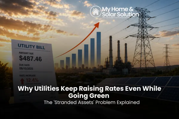 Why Utilities Keep Raising Rates Even While Going Green — The 'Stranded Assets' Problem Explained